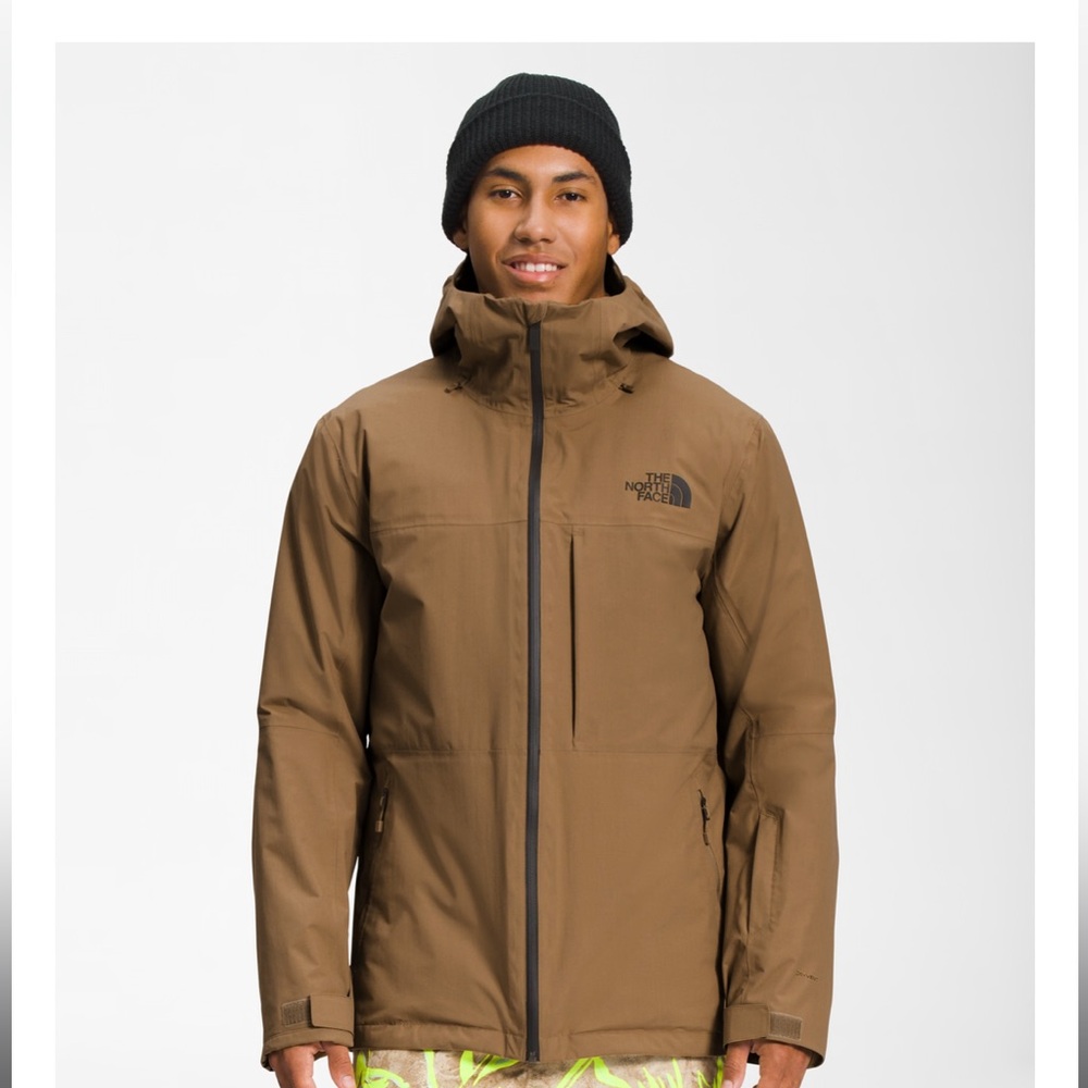 The North Face Men's Tan Performance Jacket - M Tball Eco Snw Tri - Size Small